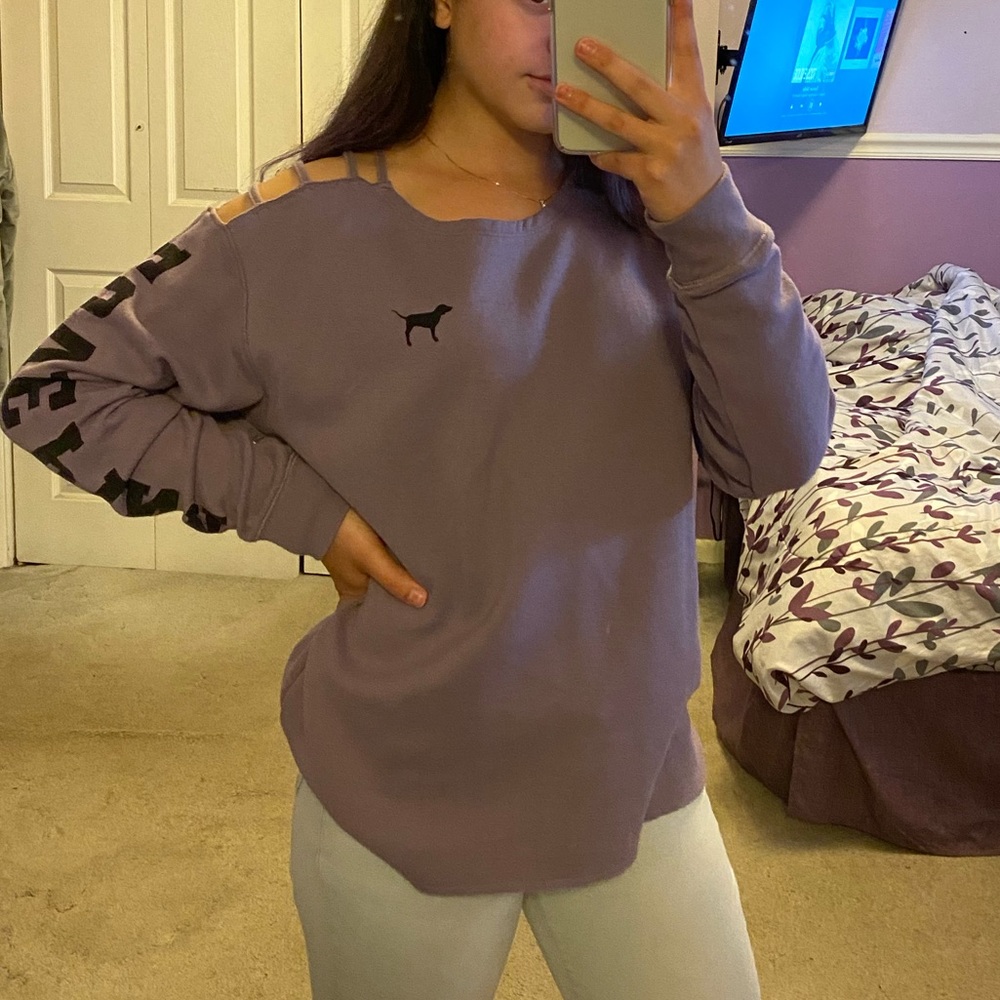 PINK Purple Sweater